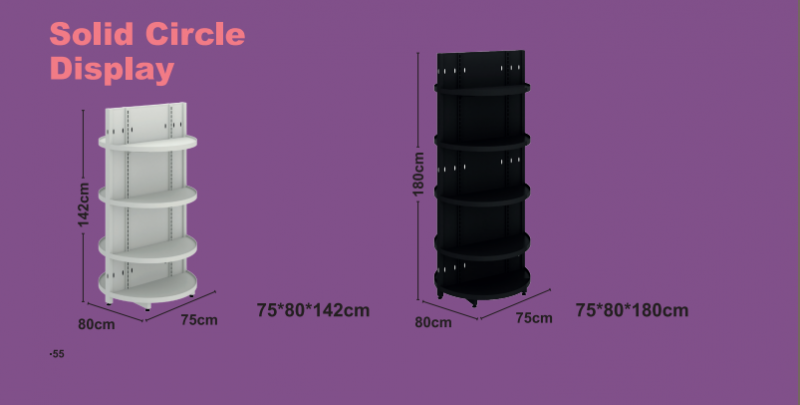 Tampilan lingkaran padat