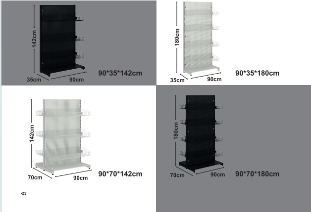 Spesifikasi Pegboard Wire Shelves